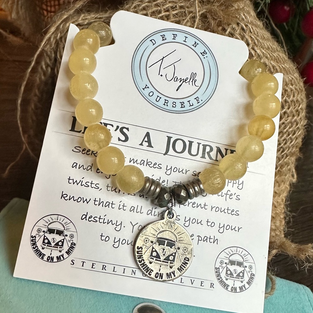 T. Jazelle Life’s a Journey bracelet